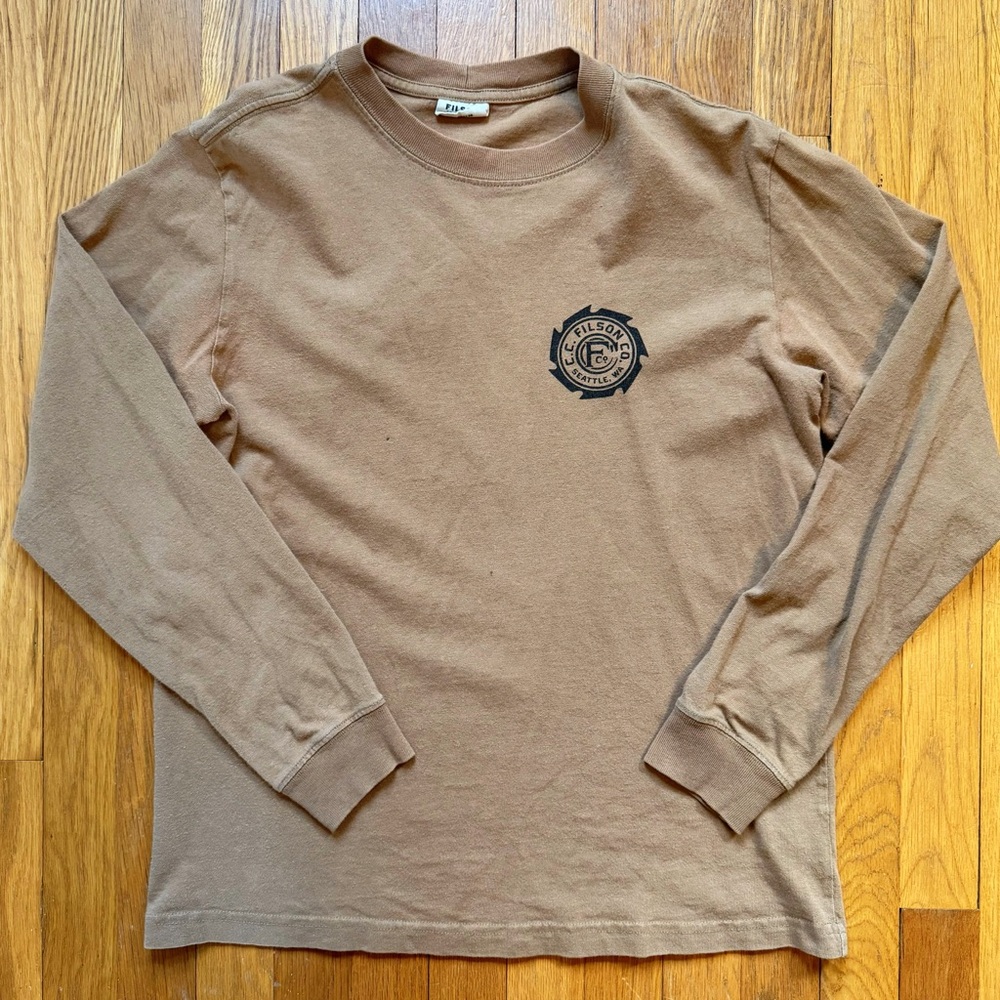Filson Outfitter Saw Blade Graphic Long Sleeve T-shirt